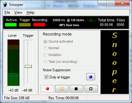 Screenshot of Snooper